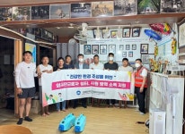 김해외국인근로자지원센터, 외국인 쉼터 사원 방역 소독