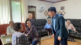 창원시 의창구 명곡동, 추석맞이 경로당 위문 방문