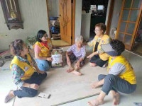 함양 수동면 적십자 봉사회 소외계층 쌀 나눔 행사