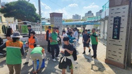 함안군 가야읍지역자율방재단, 초등학교 개학기 안전점검 참석