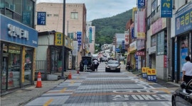양산시 중앙동 행정복지센터 일원 간판개선사업으로 아름다운 거리로 변신 예고