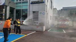창원시 마산회원구 구암2동, 구암119안전센터와 합동 소방훈련 실시