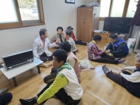 합천로타리클럽 용주면 가호마을에서 지역 주민을 위한 봉사활동 실시