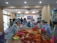 김해시 부원동 행정복지센터, 사랑의 김장나눔 행사 가져