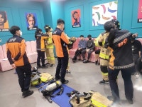 김해서부소방서, 진례중학교 경남안전체험관서 안전체험 실시