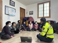 거창경찰서, 원상동 경로당 교통안전 교육