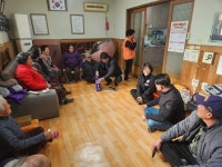 장영희 신임 구산면장, 새해 인사차 경로당 방문