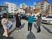 박동진 마산합포구청장, 교방동·가포동 행정복지센터 신축 현장 방문