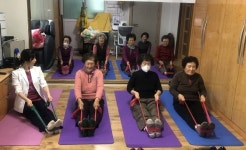 거제구영보건진료소 특성화프로그램 어르신 매일운동 프로젝트 중 라인댄스 예정