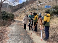 창원시 마산회원구, 윗구슬지구 지적재조사사업 경계결정 측량 실시