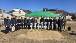 경남도의회 정규헌 의원, 마산삼진중학교 다목적강당 및 교사동 증개축 공사 기공식 참석