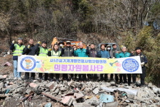 건사협 의령지회, 화재 피해주택 철거 봉사 훈훈