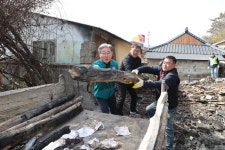 건사협 의령지회, 화재 피해주택 철거 봉사 훈훈