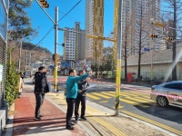 창원시 마산합포구청장, 고운초 앞 지중화 사업지 방문