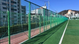 창원의창구 명곡동, 도계체육공원 축구장 휀스 정비