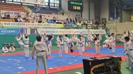 제14회 사천시태권도협회장배 태권도대회 성황리에 개최