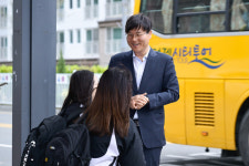 변광용 거제시장, 등교시간대 버스 운행상황 현장 확인