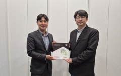 굿네이버스 경남지부-에이블종합관리,예쁜소리 음악학원좋은이웃가게 현판 전달식 진행