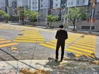 창원시 진해구, 안청로-안골로 대각선 교차로 횡단보도 설치