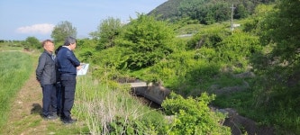 안제문 의창구청장, 여름철 대비 하천 점검 나서