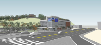 진주시 진주엔창의문화센터 건립 위해 종합사회복지관 건물 철거 시작