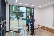 이상근 고성군수, 동물보호센터 건립 현장 방문