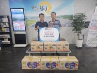 창원 365봉사단 정종만 씨, 월영동에 라면 및 쌀국수 210개 전달