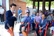 조규일 진주시장, 대곡 송곡마을(시도 9호선) 도로 개설 현장 점검