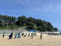 사천시시설관리공단, 피서철 맞이 남일대해수욕장 환경정화활동 실시