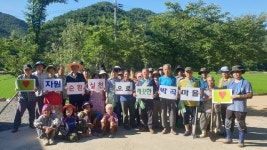 합천군 쌍책면, 살기좋은 박곡마을 만들어요