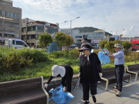 통영시 중앙동 한산대첩축제 맞이 환경정비 실시