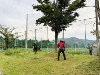 함양 수동면 청년회, 체육공원 풀베기 봉사