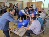 바르게살기운동 의령군협의회,유곡면 구송산마을 어르신 5분 생신상 나눔
