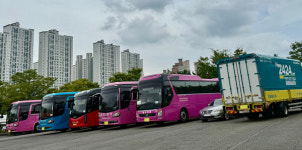 대형차량이 점령한 창원스포츠파크…불법 주차 몸살