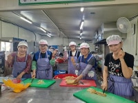 바르게살기운동 반송동 위원회, 장애인 급식봉사