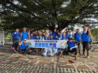 거창군 거창읍 지역사회보장협의체, 추석 앞두고 하천변 환경정화 활동