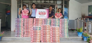 태양숯불갈비, 통영시 봉평동 소외 이웃을 위한 라면 나눔