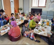 바르게살기운동 영오면위원회, 오서마을 경로당서 점심 나눔