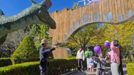 고성 하이면 주민자치회 공룡발자국 탐방