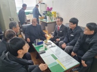 이창기 묘산면장, 경로당 찾아 새해 인사