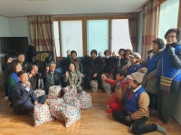 바르게살기운동웅남동위원회 새해맞이 떡국떡 나눔행사