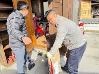 하동 화개면 청년회, 경로당에 200만원 상당 식료품 전달