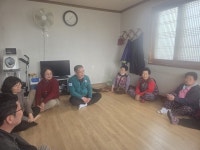 마암면, 경로당에 온정 나눠