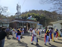 사봉면 풍물단, 새해 맞아 지신밟기