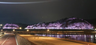 진주시, 새벼리 야간 경관조명 운영 재개