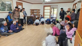산청군 삼장면 기관·사회단체, 경로당 위문 행사
