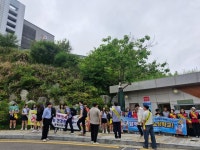 통영시, 동원고등학교 등굣길 금연캠페인 실시