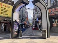 김해시 내외동 무로거리 가로쓰레기통 시범 설치