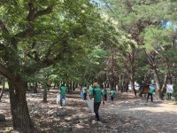 산청군 삼장면 새마을 협의회·부녀회, 환경정화 활동송정숲 일원 쓰레기 수거 등