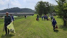 합천 청덕면 클린농촌단, 환경정화 구슬땀